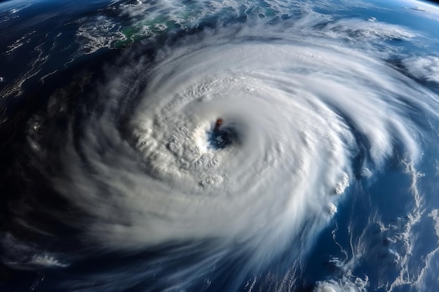 Tempestuosa Florencia Visión aérea de la IA generativa del Atlántico