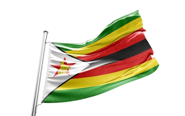 Templata de cartel de la bandera del día de la independencia de Zimbabue