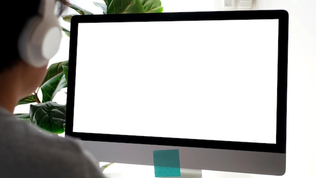 Templata de modelo de fondo de la pantalla de la computadora