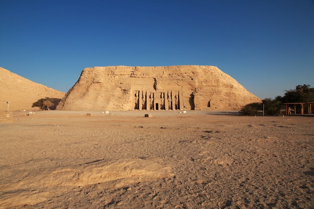 Templo en Abu Simbel, Egipto