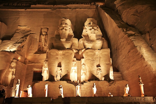 Templo de Abu Simbel en Egipto