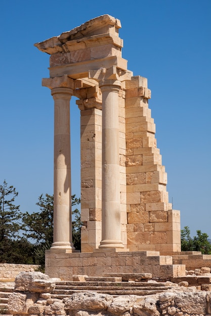 Templo de Apolo en Kourion en Chipre