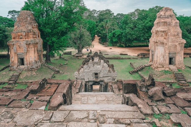 Templo de Bakong Prasat en el complejo de Angkor Wat, Siem Reap, Camboya