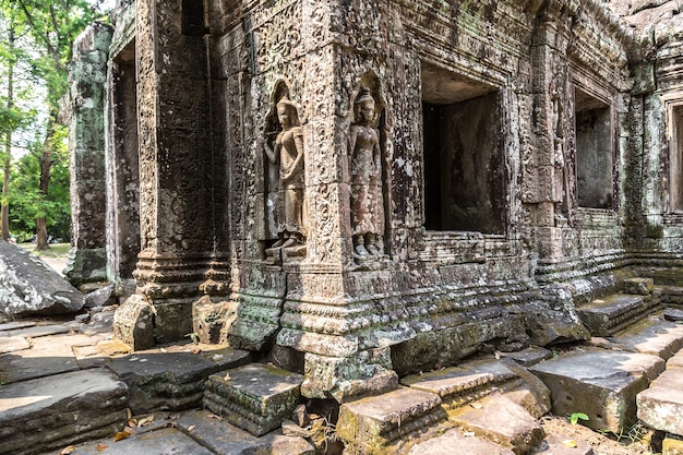 Templo banteay kdei em angkor wat em siem reap, camboja