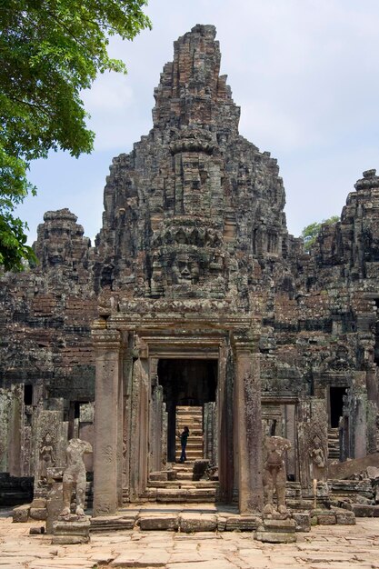 Foto templo bayon angkor wat camboya