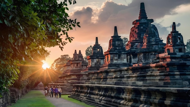 El templo de Borobudur