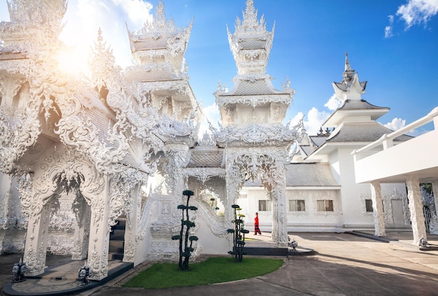 Templo Branco na Tailândia