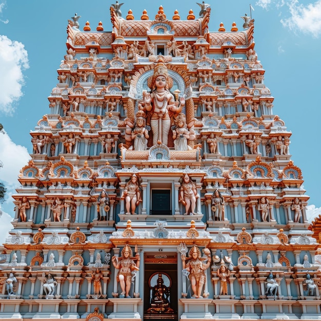 Templo de Brihadeeswarar Tamil Nadu Maravilla arquitectónica construida por la dinastía Chola el Señor Shiva