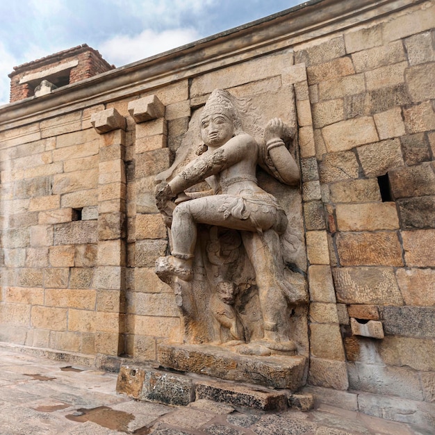 Foto templo brihadisvara, thanjavur, tamil nadu