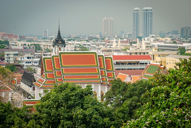 Templo budista en Bangkok, Tailandia