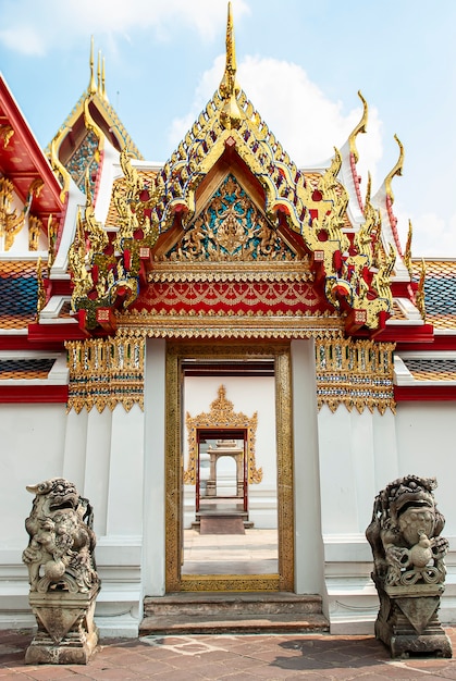 Templo budista em bangkok, tailândia