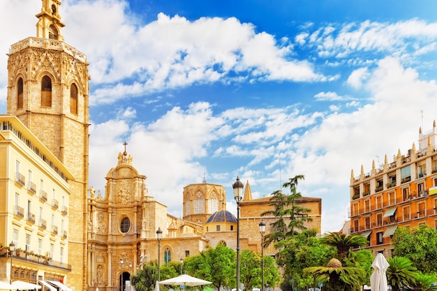 Templo de la catedral de Valencia en el casco antiguo de España.