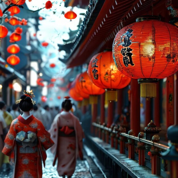 El templo chino en la ciudad de China