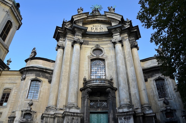 Templo cristão bela igreja católica barroca