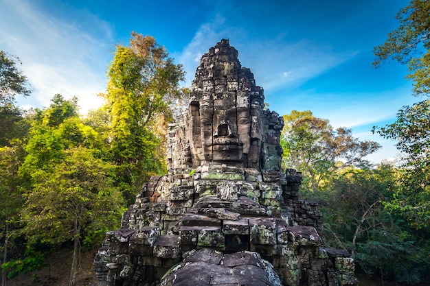 Templo de Angkor Wat - Camboja. Arquitetura antiga