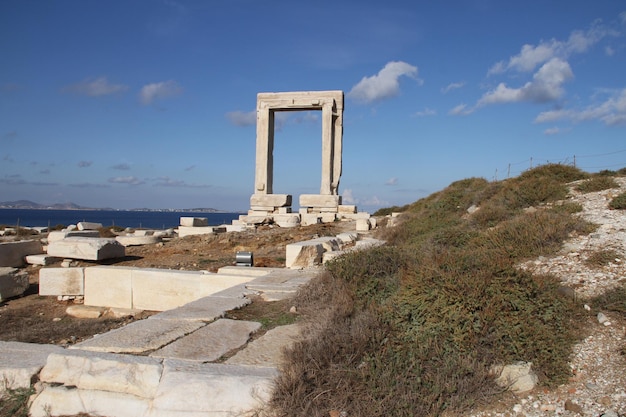 Templo de Apolo Naxos Grécia