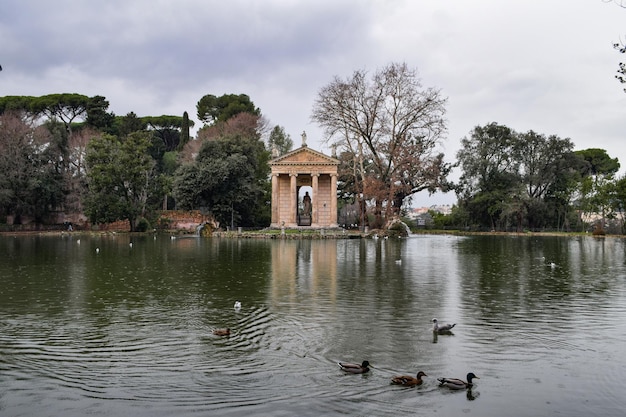 Templo de Asclepius Villa Borghese