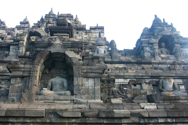 Templo de Borobudur em Yogyakarta na Indonésia