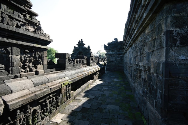 Templo de Borobudur em Yogyakarta na Indonésia