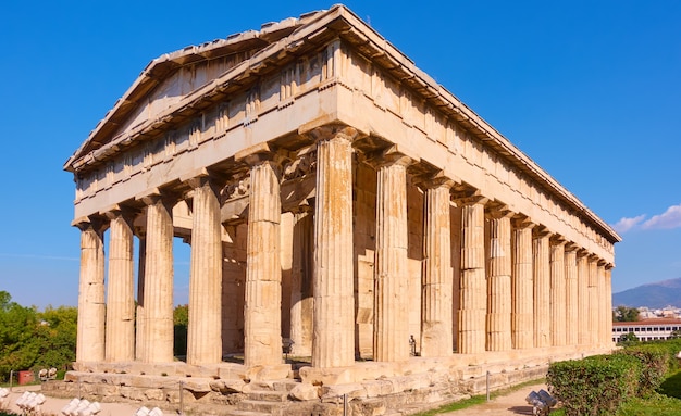 Foto templo de hefesto em atenas, grécia