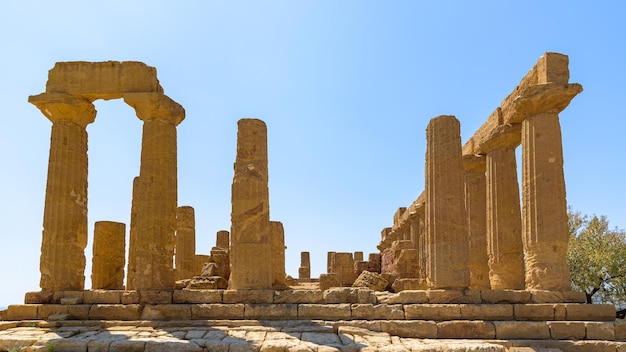 Templo de Juno no Vale dos Templos em Agrigento