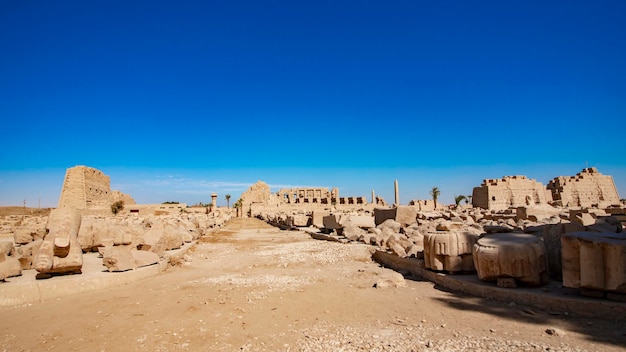 Templo de Karnak em Luxor Egito O Complexo do Templo de Karnak comumente conhecido como Karnak