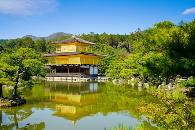 Templo de Kinkakuji em Kyoto, Japão