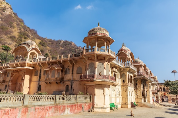 Templo de Shri Sitaram Ji na área de Jaipur, Índia.