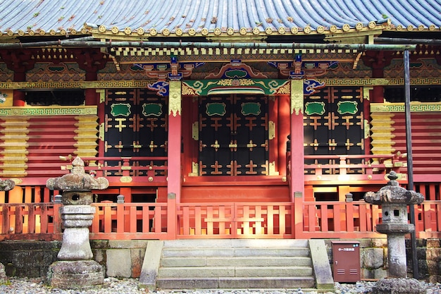 Templo de toshogu no outono nikko japão