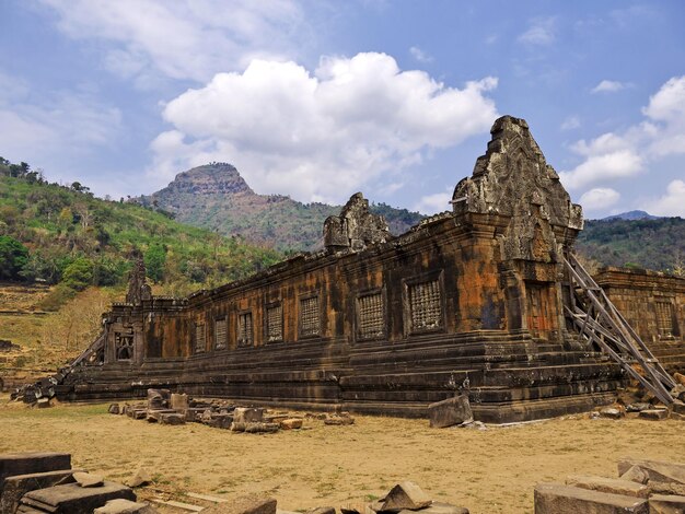 Foto templo de vat phou em laos