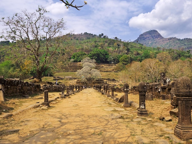 Foto templo de vat phou em laos