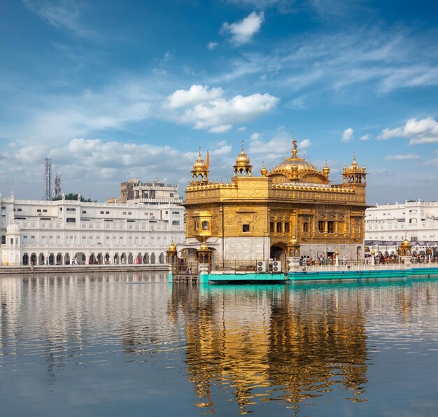 Foto templo dorado de amritsar