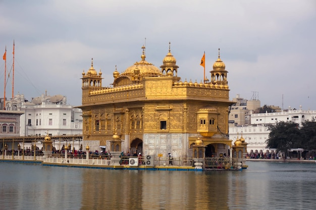 Templo dourado em Amritsar Sri Harimandir Sahib Índia