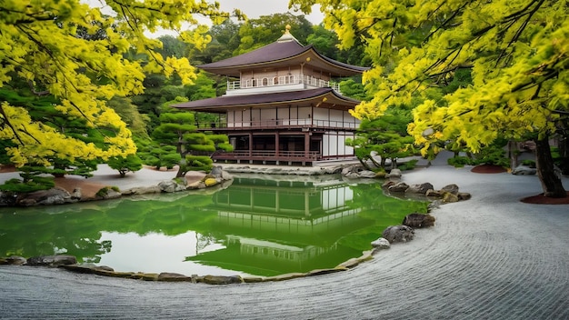 Foto el templo de ginkakuji