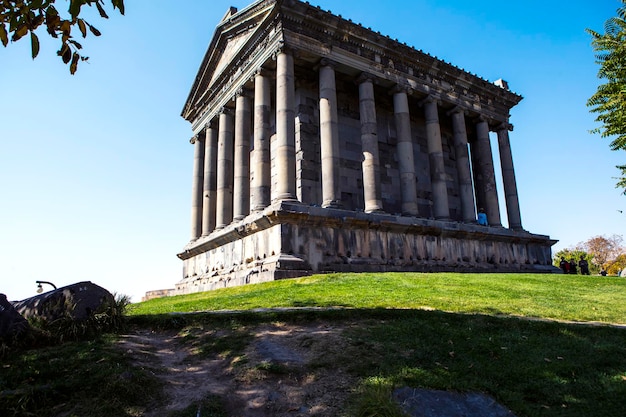 Templo grego de garni na armênia