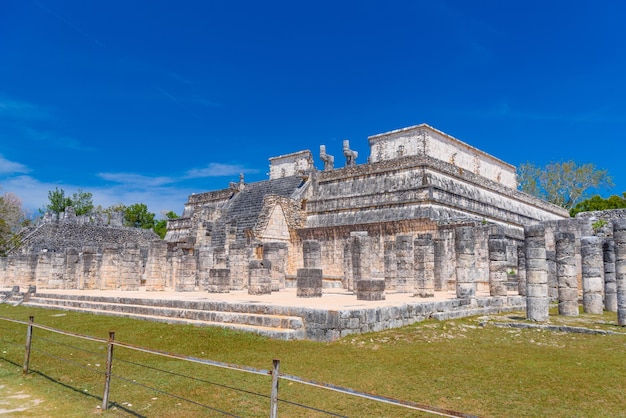 Templo de los Guerreros en Chichén Itzá Quintana Roo México ruinas mayas cerca de Cancún