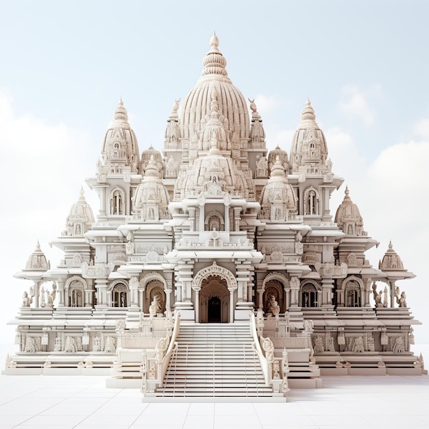 Templo hindú en la India Arte generativo de IA