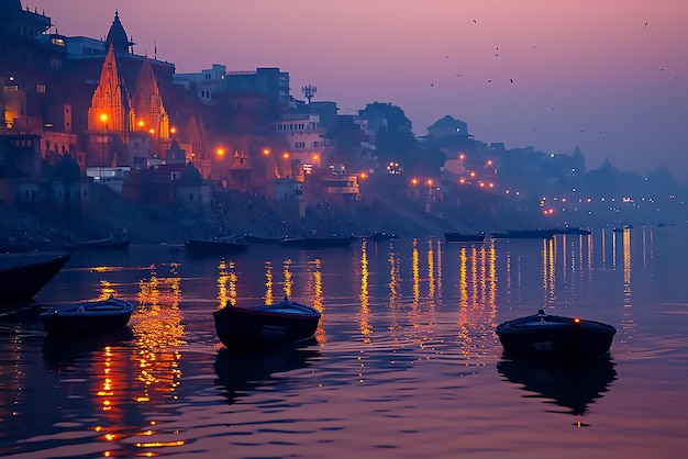 Templo hindú de Varanasi en la India