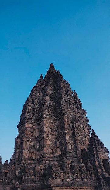 Foto templo indonesio de prambanan