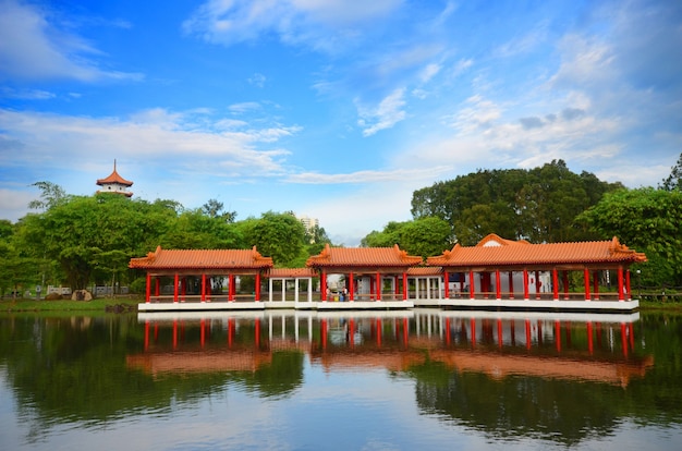 Templo del jardín de China en Singapor