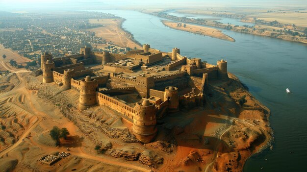 Foto templo de kalabsha templo nubio trasladado durante la construcción de la presa alta de aswan