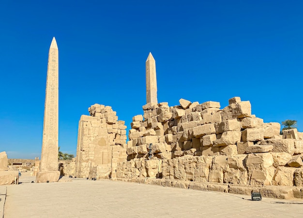 El Templo de Karnak está dedicado al complejo de templos del Antiguo Egipto Tebas Karnak Luxor Egipto