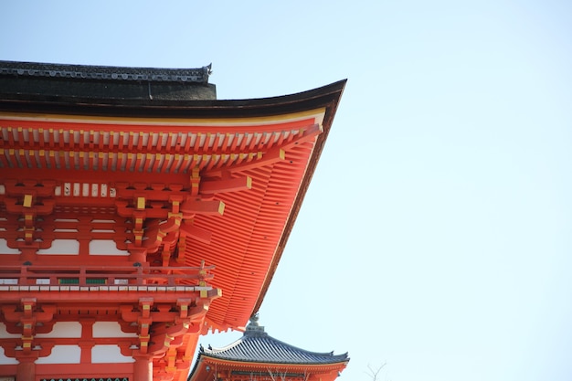 Templo Kiyomizu en Kioto, Japón