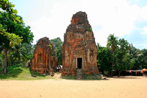 El templo de Lolei en Roluos