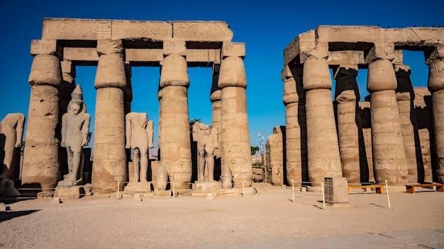 Templo de Luxor en Luxor, Egipto, el Templo de Luxor es un gran complejo de templos del Antiguo Egipto