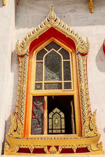 El templo de mármol, Wat Benchamabopitr Dusitvanaram Bangkok TAILANDIA