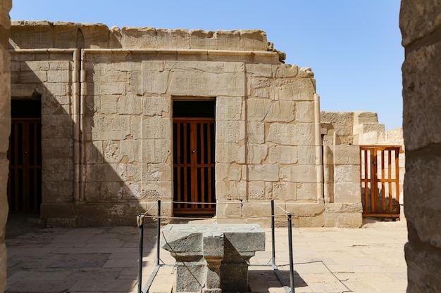 Templo de Medinet Habu en Luxor Egipto