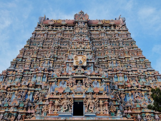 Templo Meenakshi Sundareswarar en Madurai, Tamil Nadu, India