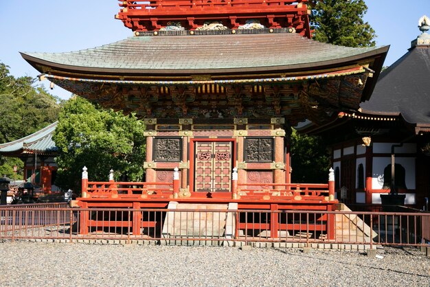 Foto el templo naritasan shinshoji es un popular complejo de templos budistas en la ciudad de narita.