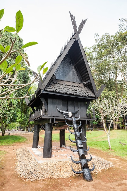 Templo Negro en la ciudad de Chiang Rai, Tailandia